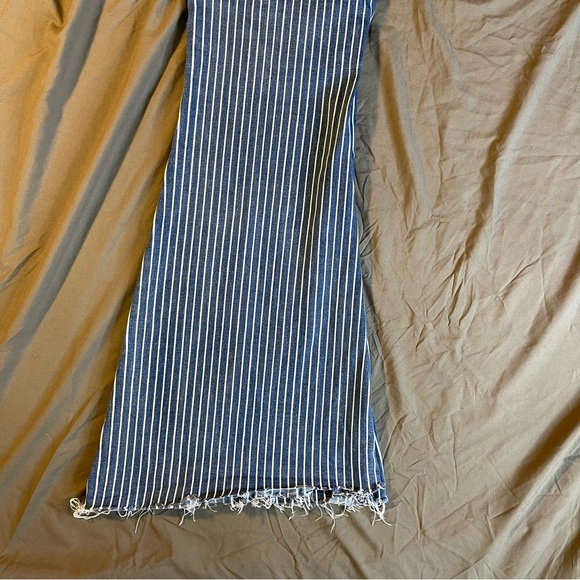 Judy Blue Engineer Striped High Waist Super Flare Jeans 13/31 - Picture 7 of 9